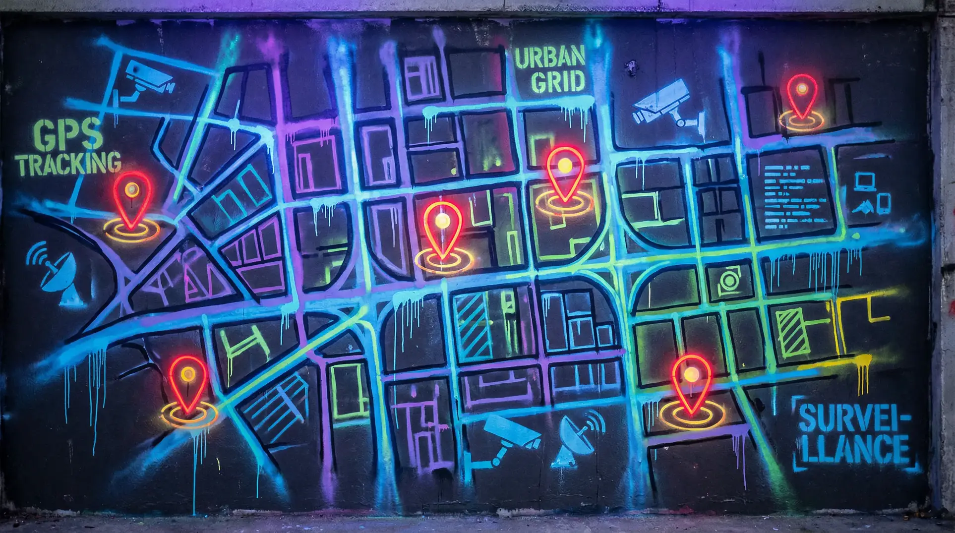 妈妈的朋友6在观完整有限中字木瓜 狗仔追踪地图 - 城市涂鸦风格